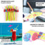 50-Pack Umbrella Drinking Straws Multi-Colored - Fun Disposable Straws for Tropical Parties 10"