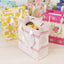 12-Pack Favor Bags Mixed Vintage Floral Tea Party â€“ Paper Gift Bags with Ribbon Handles - Elegant Goodie Bags - 6"x7"x3"
