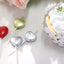 10-Pack Heart Shaped Cupcake Candles Love and Valentine Dessert Toppers - Red, Silver, and Gold