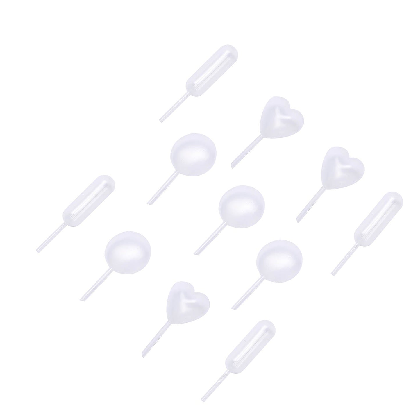 Set of 150 Plastic Dessert Topper Pipette Infusers Clear for Desserts & Drinks 4ml