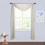 18ft Silver Sheer Organza Wedding Arch Drapery Fabric, Window Scarf Valance