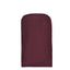 Polyester Slip On Folding Chair Covers Burgundy - Stain-Resistant Reusable Durable Fabric
