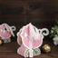 25 Pack Pink Baby Paper Stroller Party Favor Gift Boxes, Cardstock Carriage Candy Boxes with Ribbon Ties - 4.5"x2"x4"
