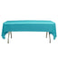 5-Pack Plastic Table Covers Turquoise Rectangle - Reliable PVC Disposable Covers for Gatherings 54"x108"