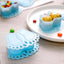 12-Pack Fillable Mini Candy Container in Baby Feet Style Light Blue - Unique Candy Treat Favor Boxes for Baby Shower 3.5"