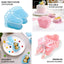 12-Pack Fillable Mini Candy Container in Baby Feet Style Light Blue - Unique Candy Treat Favor Boxes for Baby Shower 3.5"