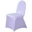 10 Pack Spandex Chair Covers for Banquet Chairs Lavender Lilac - Durable Reusable Stretch Slip-On Covers