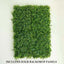 11 Sq ft. Green Boxwood Hedge Locust and Cypress Garden Wall Backdrop Mat - 4 Artificial Panels