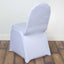 10 Pack Spandex Chair Covers for Banquet Chairs White - Durable Reusable Stretch Slip-On Covers for Gatherings