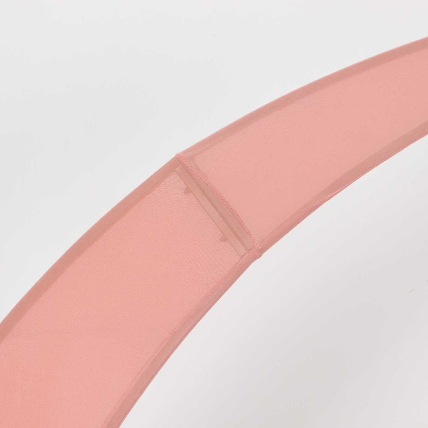 Set of 2 Dusty Rose Spandex Half Crescent Moon Backdrop Stand Covers, Custom Fitted Wedding Arch Cover for Curved Arbor Flower Balloon Frame