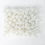 120-Pack Faux Craft Pearl Beads White - Glossy Beads with Holes for Vase Filler Jewelry Making Bridal Accessories & Event Decor 20mm