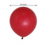 10 Pack 18" Matte Pastel Burgundy Helium or Air Latex Party Balloons