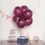 25 Pack 12" Shiny Pearl Eggplant Latex Helium or Air Balloons