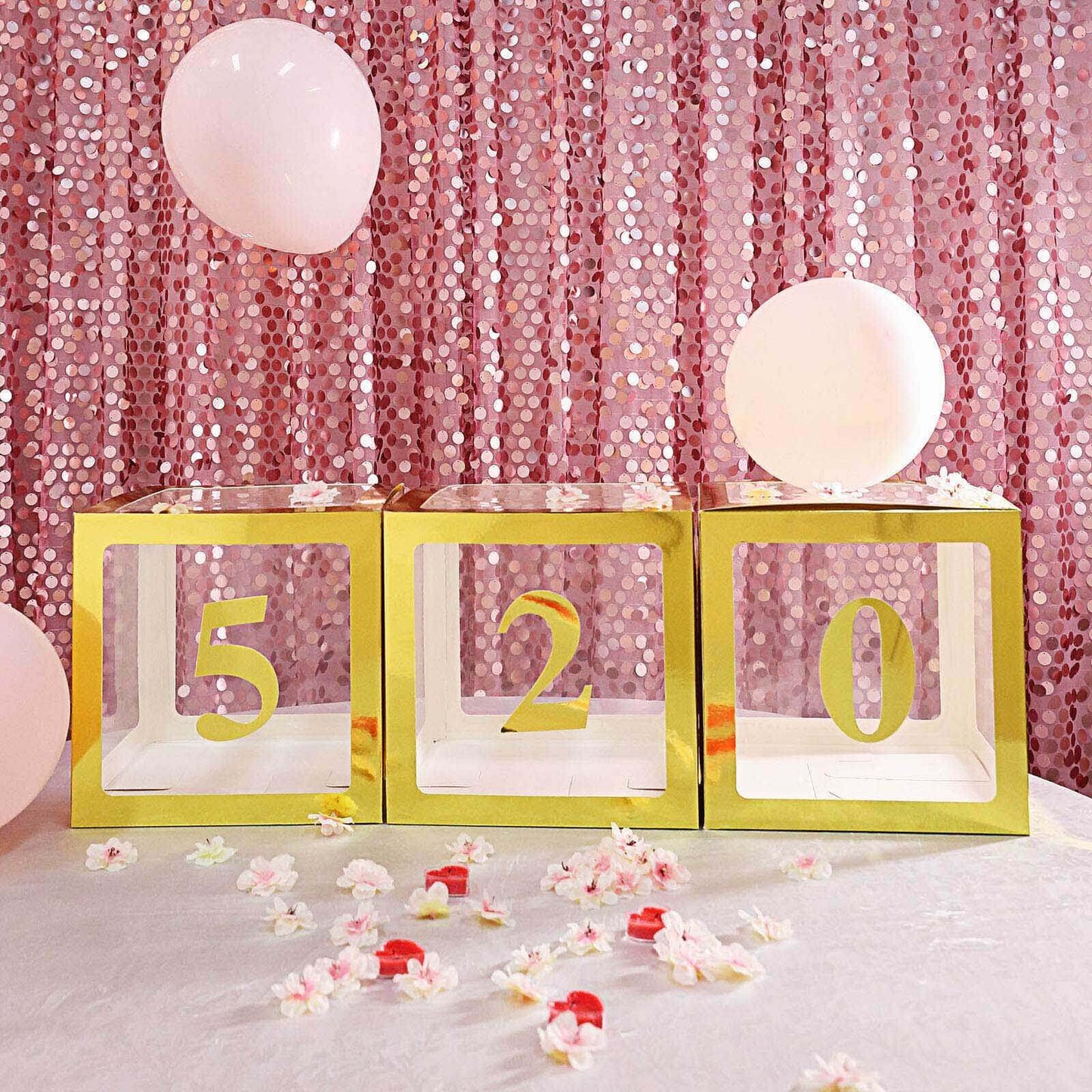 4-Pack Stickers Banner Custom 0-9 Number "7" Design Gold - Milestone Age and Date Stick-On Numbers 5"