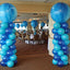 2 Pack White Balloon Column Stand Kit, 8ft Balloon Towers