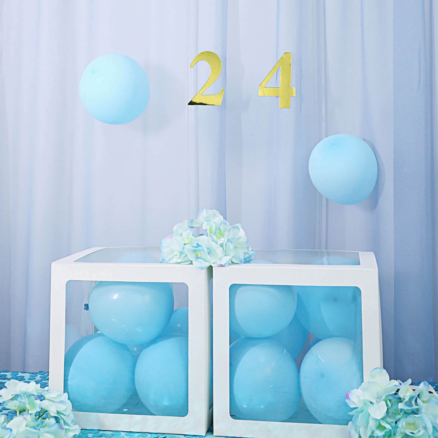 4-Pack Stickers Banner Custom 0-9 Number "9" Design Gold - Milestone Age and Date Stick-On Numbers 5"