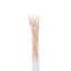 100-Pack Bamboo Cocktail Picks Natural Pearl Decorative Top Design - Eco Friendly Stir Sticks 5"