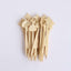 100-Pack Bamboo Cocktail Picks Giraffe Mini Forks Double Pronged Design Natural - Biodegradable Eco Friendly Party Supplies 4"