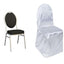 Satin Chair Covers for Banquet Chairs White with Glossy Finish - Stylish Reusable Covers for Formal Gatherings
