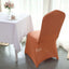 Spandex Chair Cover for Banquet Chairs Terracotta (Rust) - Stretch 160GSM Fabric with Slip-On Slipcover
