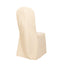 Scuba Stretch Chair Cover Beige for Banquet Chairs Slim Fit Design - Wrinkle Free and Durable Slipcover