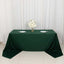 Scuba Rectangular 90"x156" Tablecloth Hunter Emerald Green - Wrinkle Free, Stain Resistant & Seamless Table Cover