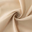 Premium Polyester 120" Round Tablecloth Beige - Seamless 220GSM Wrinkle-Resistant Table Cover