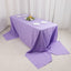 Premium Polyester 90"x156" Rectangle Tablecloth Lavender Lilac - Seamless 220GSM Stain-Resistant Table Cover