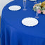 Premium Polyester 120" Round Tablecloth Royal Blue - Seamless 220GSM Wrinkle-Resistant Table Cover