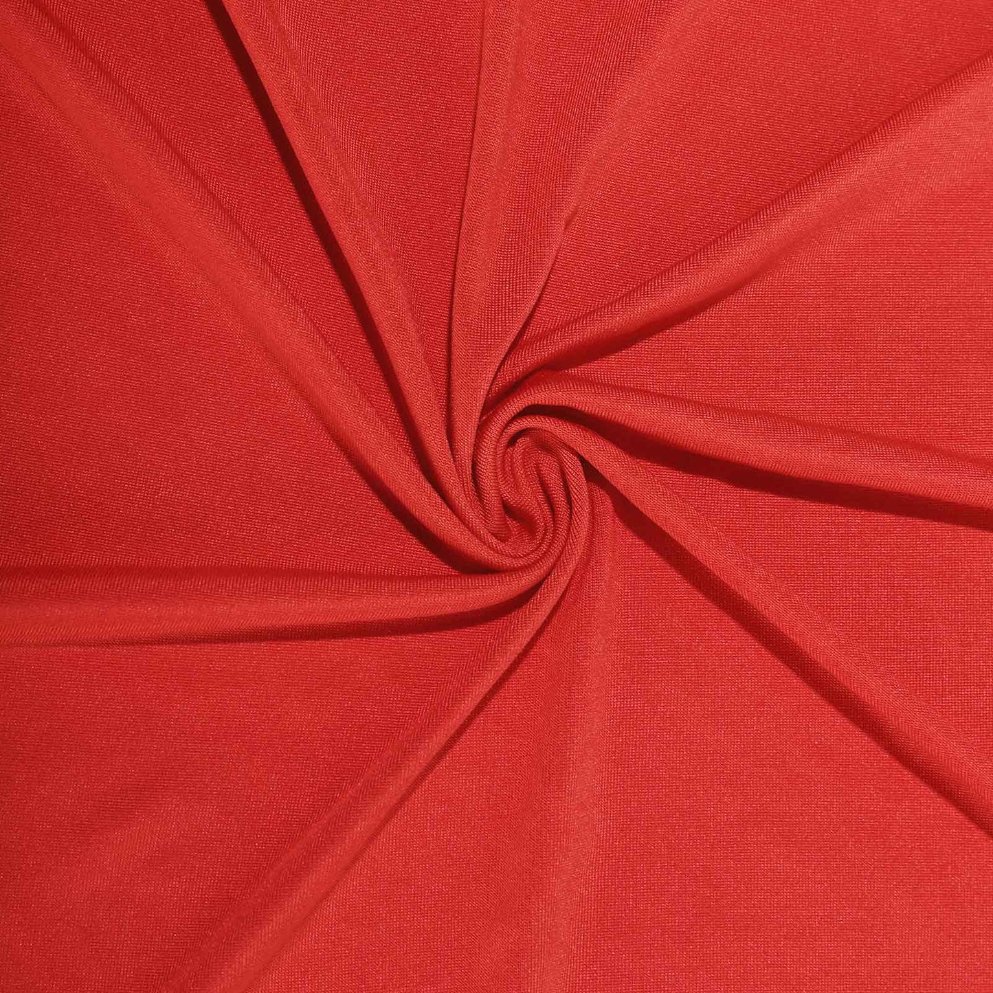 Stretch Spandex 96"x30" Rectangle Table Cover Red - Durable Form-Fitting Tablecloth