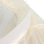 Satin 14ft Table Skirt Ivory - Pleated Double Drape Table Cover