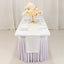 Lamour Satin 12"x108" Table Runner Ivory - Smooth & Lustrous Finish