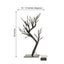 2-Pack Artificial Tree Centerpieces Cherry Blossom Design Black with 36 Warm White LEDs - Battery Operated Table DÃ©cor