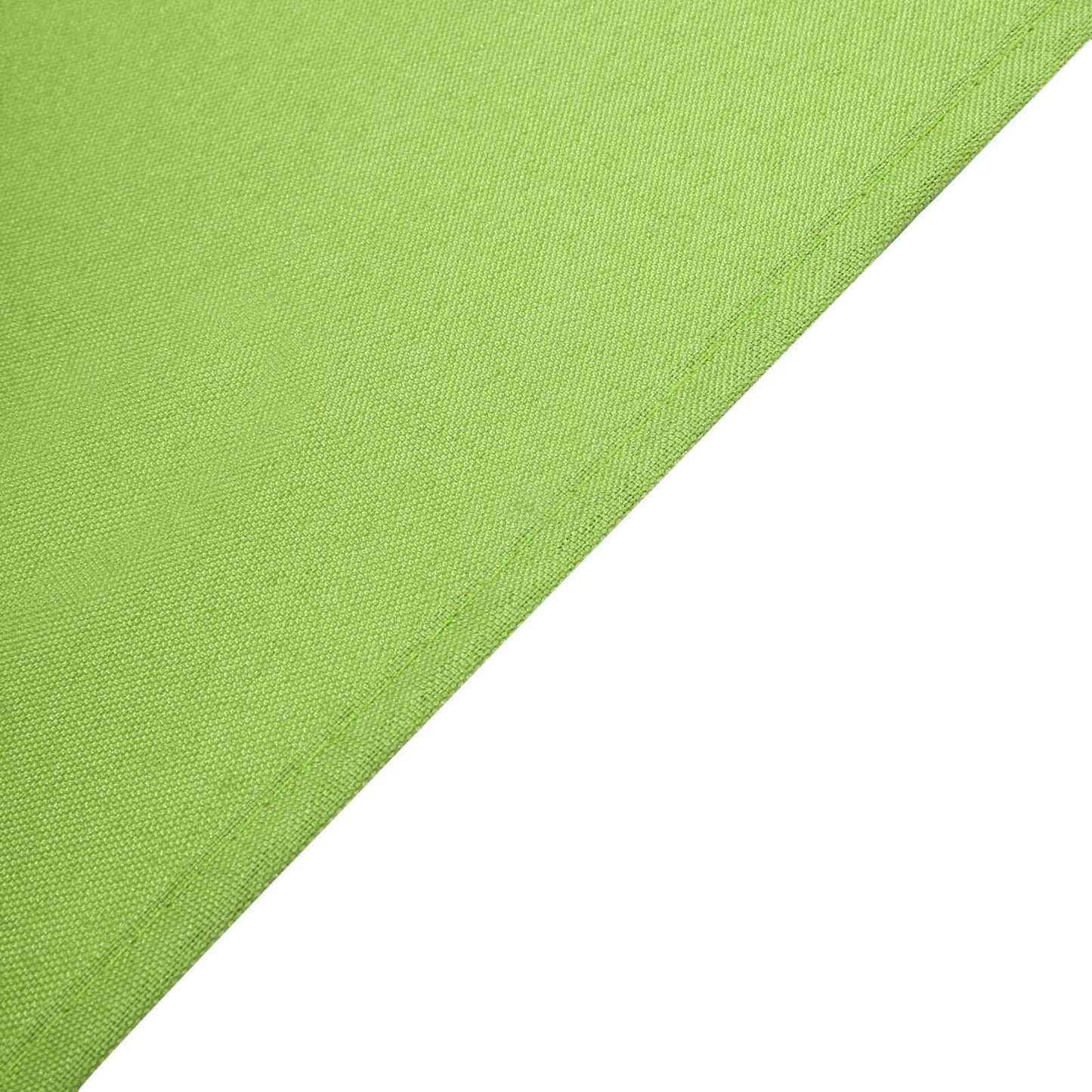 Polyester 120" Round Tablecloth Apple Green - Seamless Wrinkle-Resistant Table Cover