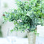 3 Bushes 14" Artificial Eucalyptus Branches, Greenery Bouquet Plants