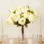 2 Pack 19" Ivory Artificial Peony Flower Wedding Bouquets, Faux Silk Flower Arrangements