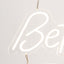 32" Better Together LED Neon Light Sign for Party or Home Wall Decor, Warm White Reusable Hanging Light With 5ft Chain