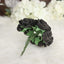48 Roses 1" Black Real Touch Artificial DIY Foam Rose Flowers With Stem, Craft Rose Buds