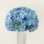 Pre-Arranged Silk Rose Wedding Centerpiece, Blue Artificial Rose Flower Balls Arrangement Table Decor - 20"