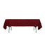 Lamour Satin 60"x102" Rectangle Tablecloth Burgundy - Durable & Silky Soft Feel Table Cover