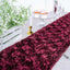 Rosette Satin 14"x108" Table Runner Burgundy - Grandiose Design