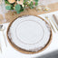 4-Pack Placemats Braided Edge Design Natural Burlap Jute Round - Rustic Farmhouse Style with Trim 15"