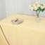 Premium Polyester 90"x156" Rectangle Tablecloth Champagne - Seamless 220GSM Stain-Resistant Table Cover