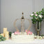 Crystal-Bead Royal Crown Cake Topper Metallic Gold - Themed Baby Showers Cakes & Event Centerpieces 16"