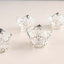 4 Pack Silver Metal Crown Rhinestone Napkin Rings, Royal Bling Napkin Holders