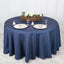 Polyester 120" Round Tablecloth Dark Denim Blue - Seamless Faux Denim Design for Stylish Gatherings