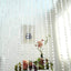 12ft Crystal Diamond Beaded Curtain with Plastic Rod and Adjustable Hooks