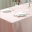 Satin Rectangular 90"x132" Tablecloth Dusty Rose - Seamless Table Cover