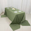 Scuba Rectangular 90"x156" Tablecloth Dusty Sage Green - Wrinkle Free, Stain Resistant & Seamless Table Cover