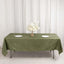 Taffeta 60"x102" Rectangle Tablecloth Dusty Sage Green - Accordion Crinkle Table Cover